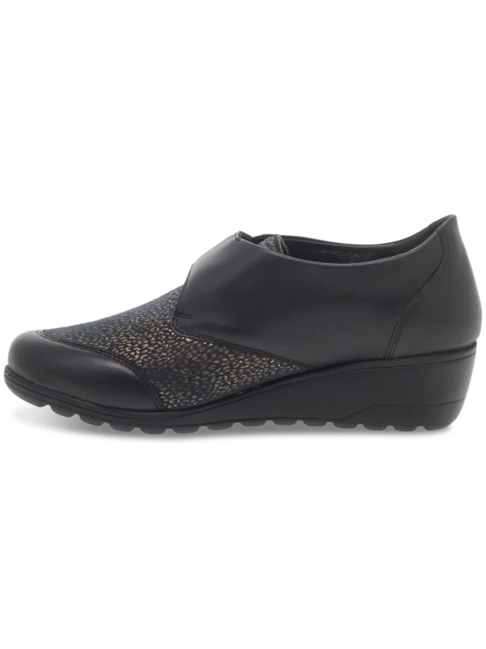 Mephisto Flat Shoe Branda Mobils Ergonomic In Black Laminate^Women Flat Shoes