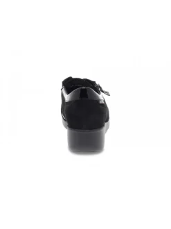 Mephisto Flat Shoe Gladice Mobils Ergonomic In Black Suede Leather^Women Flat Shoes