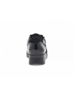 Mephisto Flat Shoe Iasmina Silk In Black Leather^Women Flat Shoes