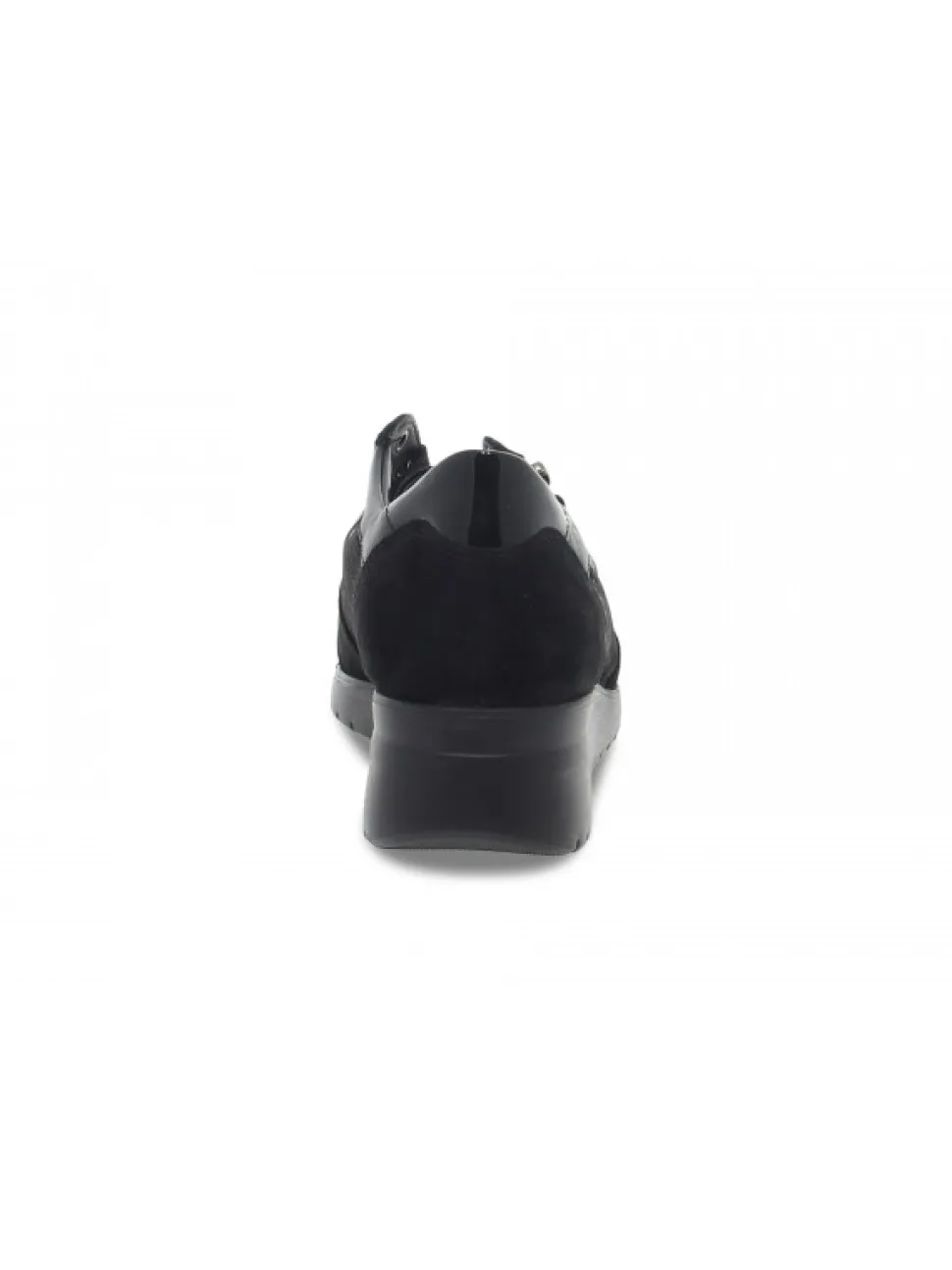 Mephisto Flat Shoe Iasmina In Black Suede Leather^Women Flat Shoes