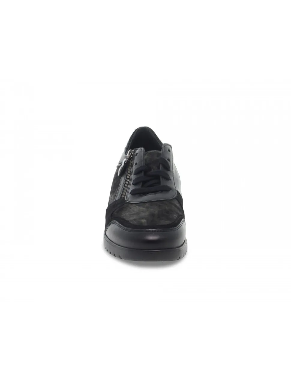 Mephisto Flat Shoe Iasmina In Black Suede Leather^Women Flat Shoes