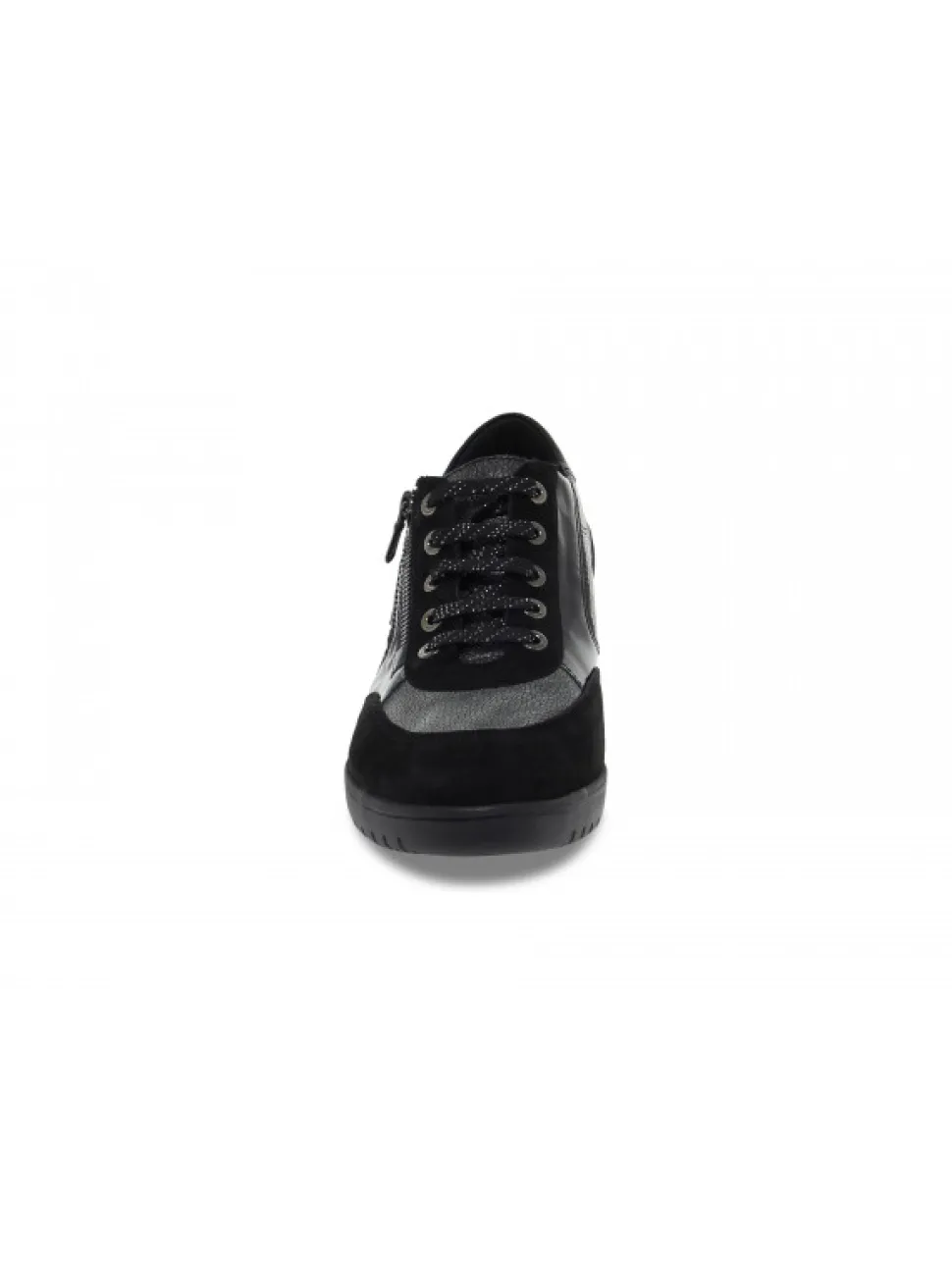 Mephisto Flat Shoe Patrizia Mobils Ergonomic In Black Suede Leather^Women Flat Shoes