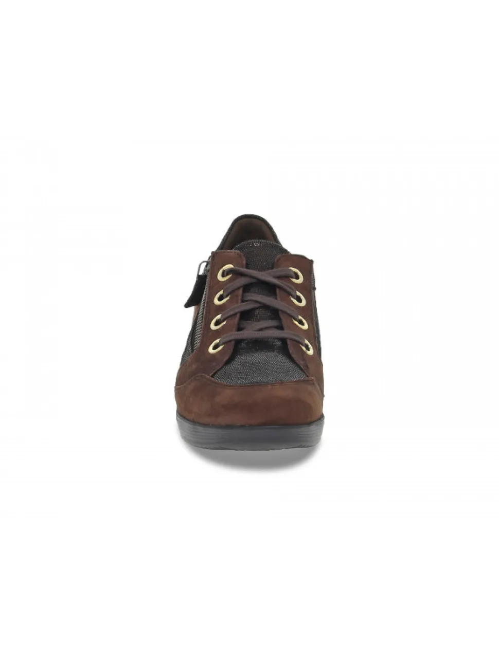 Mephisto Flat Shoe Sanah Mobils Ergonomic In Brown Suede Leather^Women Flat Shoes
