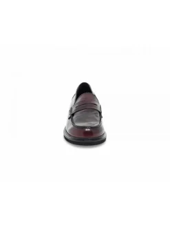 Poesie Veneziane Flat Shoe Stile Inglese College In Bordeaux Brushed^Women Flat Shoes