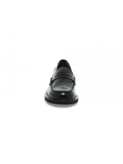 Poesie Veneziane Flat Shoe Stile Inglese College In Black Brushed^Women Flat Shoes