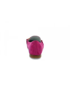 Poesie Veneziane Flat Shoe Gucci New Dandy In Fuchsia Suede Leather^Women Flat Shoes