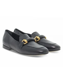 Poesie Veneziane Flat Shoe Gucci New Dandy In Black Leather^Women Flat Shoes