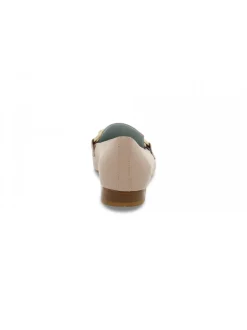 Poesie Veneziane Flat Shoe Gucci New Dandy Square In Meat Leather^Women Flat Shoes