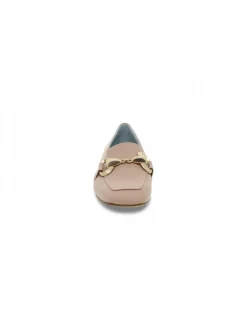 Poesie Veneziane Flat Shoe Gucci New Dandy Square In Meat Leather^Women Flat Shoes