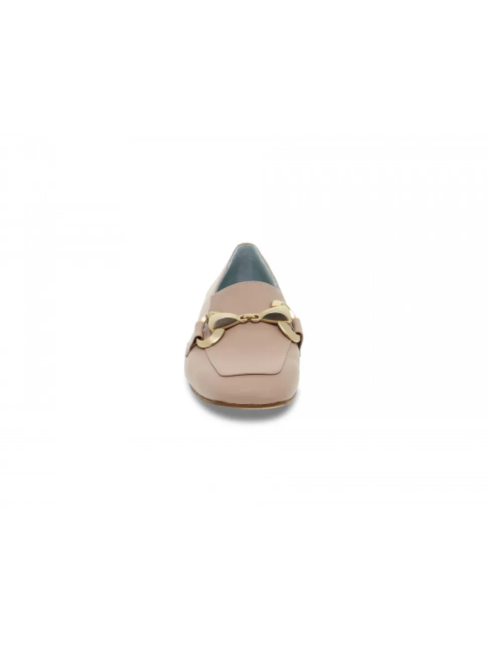 Poesie Veneziane Flat Shoe Gucci New Dandy Square In Meat Leather^Women Flat Shoes