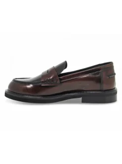 Poesie Veneziane Flat Shoe Stile Inglese College In Cognac Brushed^Women Flat Shoes