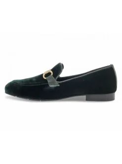 Poesie Veneziane Flat Shoe Gucci Dandy Mocassino In Green Velvet^Women Flat Shoes