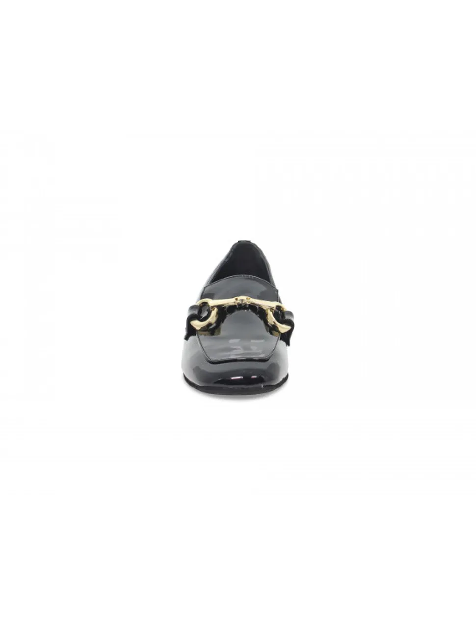 Poesie Veneziane Flat Shoe Gucci Dandy Mocassino In Black Paint^Women Flat Shoes
