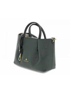 Cuoieria Fiorentina Handbag Candy Mini Tote Bag In Dark Green Leather^Women Handbags