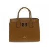 Cuoieria Fiorentina Handbag Bella Medium Tote Bag Con Accessorio Metallo In Leather Saffiano^Women Handbags