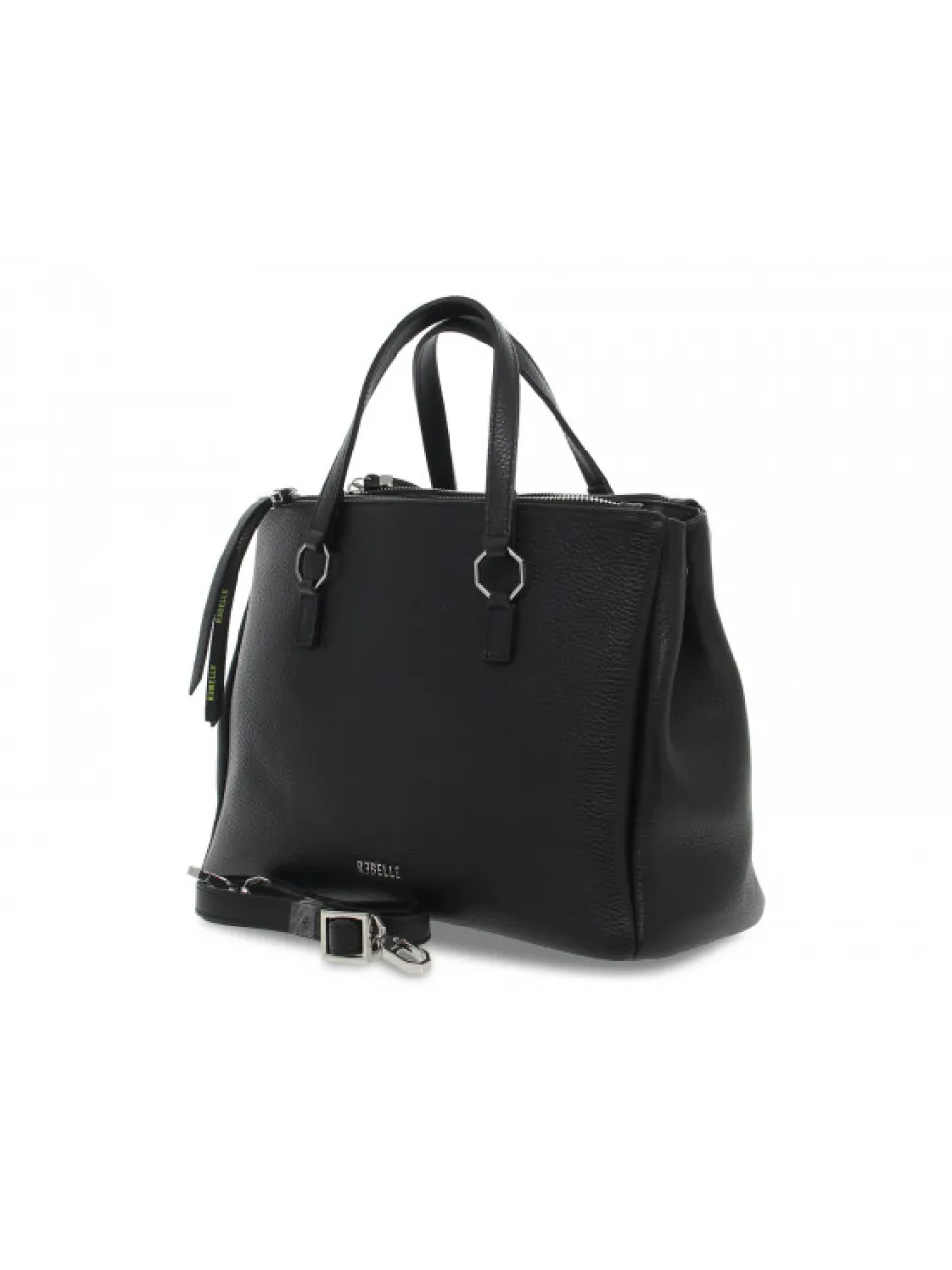 Rebelle Handbag Dolores Tote M Dollaro In Black Leather^Women Handbags