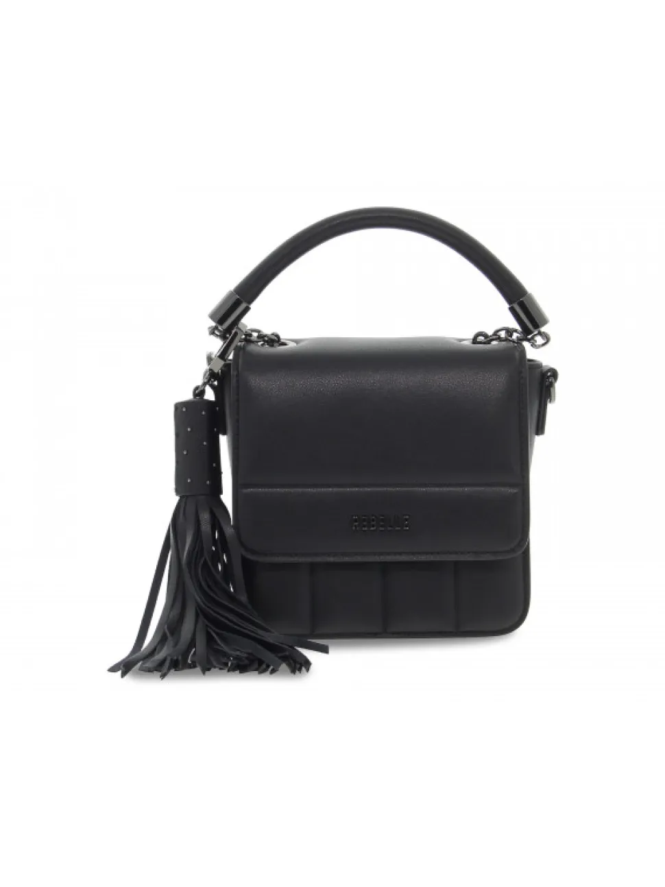 Rebelle Handbag Virginia Minihandbag Nappa Romantic Goth In Black Leather^Women Handbags