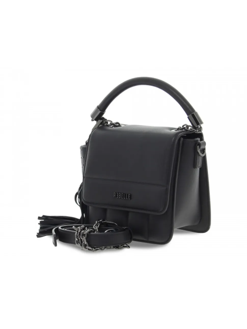 Rebelle Handbag Virginia Minihandbag Nappa Romantic Goth In Black Leather^Women Handbags