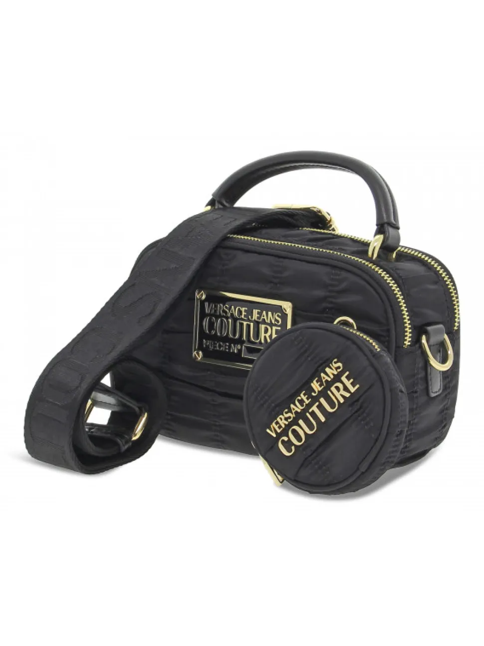 Versace Jeans Couture Handbag Jeans Couture Range X Sketch 2 Bags Crunchy In Black Nylon^Women Handbags