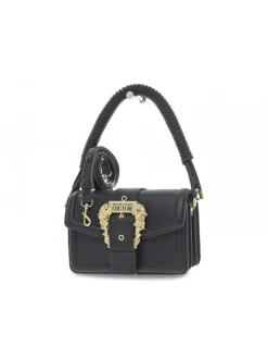 Versace Jeans Couture Handbag Jeans Couture Range F Sketch 1 Buckle In Black Leather^Women Handbags