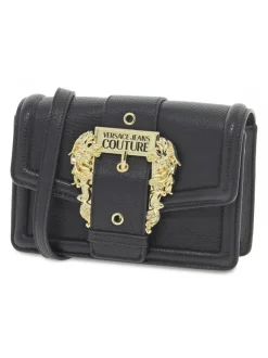 Versace Jeans Couture Handbag Jeans Couture Range F Sketch 16 Buckle Grainy In Black Leather^Women Handbags
