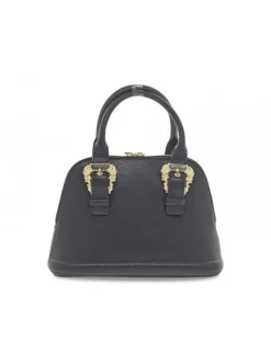 Versace Jeans Couture Handbag Jeans Couture Range F Sketch 27 Buckle Grainy In Black Leather^Women Handbags