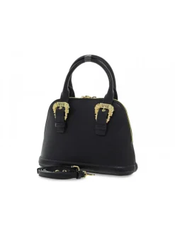 Versace Jeans Couture Handbag Jeans Couture Range F Sketch 27 Buckle Grainy In Black Leather^Women Handbags