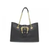 Versace Jeans Couture Handbag Jeans Couture Range F Sketch 21 Buckle Grainy In Black Leather^Women Handbags
