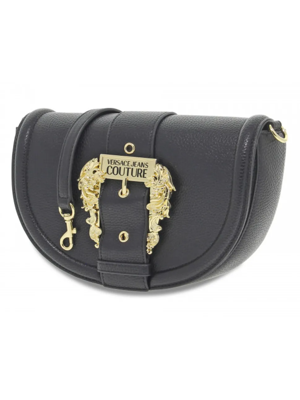 Versace Jeans Couture Handbag Jeans Couture Range F Sketch 3 Buckle Grainy In Black Leather^Women Handbags