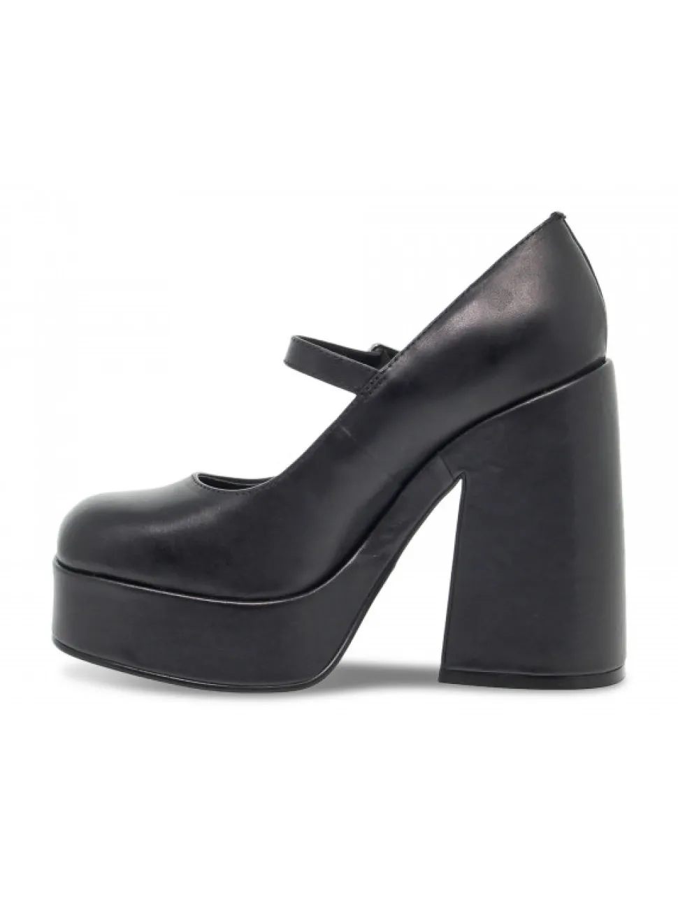 Windsor Smith Heel Kisses Black Sophia In Black Leather^Women Heels