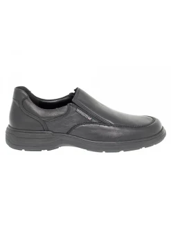 Mephisto Laceless Davy Riko In Black Leather^Men Laceless