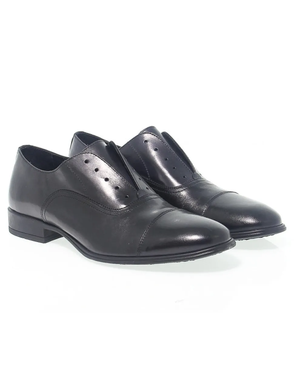 Antica Cuoieria Lace-Up Shoes Stile Inglese In Black Leather^Men Lace-Up Shoes