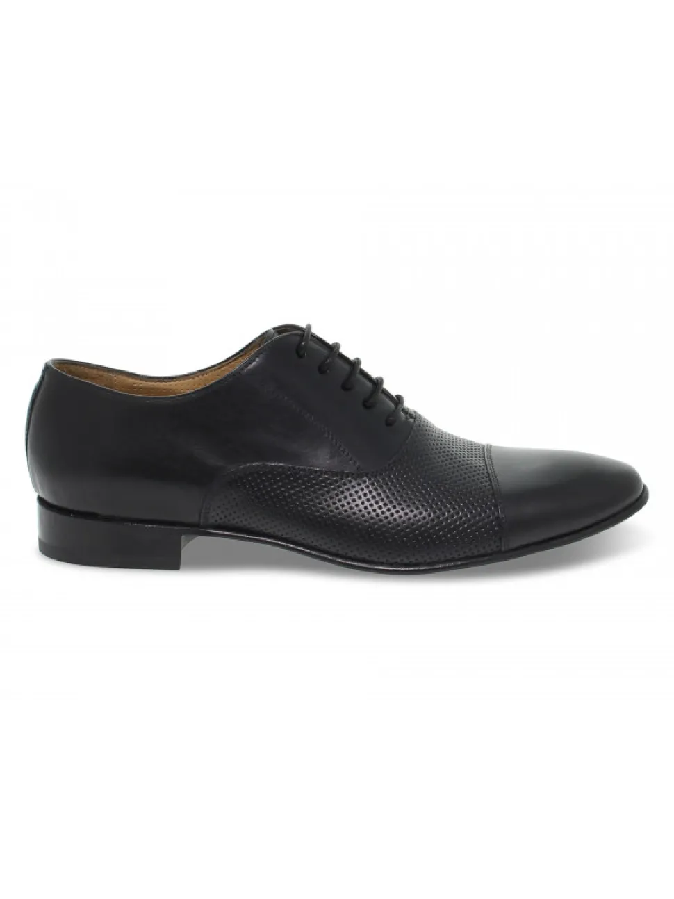Artisti e Artigiani Lace-Up Shoes In Black Leather^Men Lace-Up Shoes