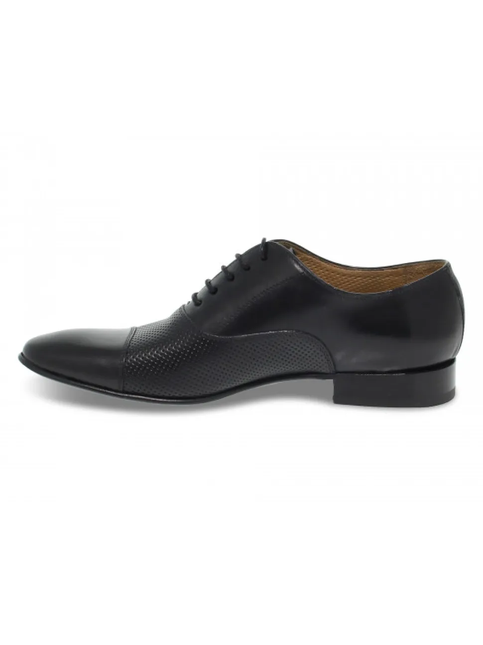 Artisti e Artigiani Lace-Up Shoes In Black Leather^Men Lace-Up Shoes