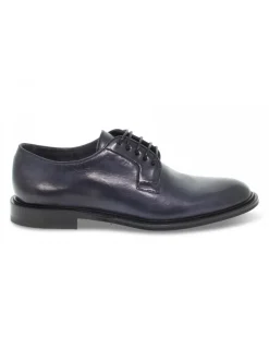 Artisti e Artigiani Lace-Up Shoes In Blue Leather^Men Lace-Up Shoes