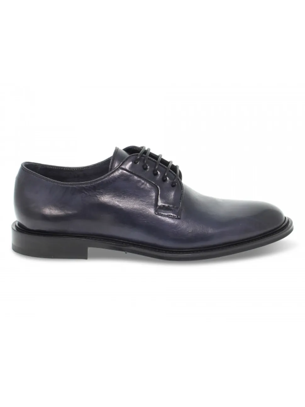 Artisti e Artigiani Lace-Up Shoes In Blue Leather^Men Lace-Up Shoes