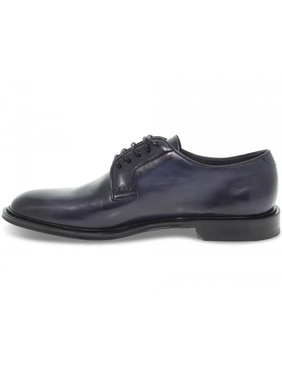 Artisti e Artigiani Lace-Up Shoes In Blue Leather^Men Lace-Up Shoes