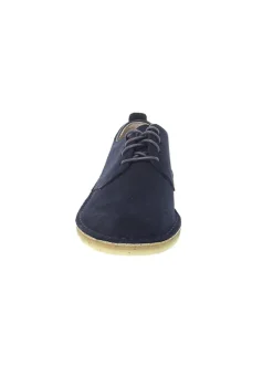 Clarks Lace-Up Shoes Desert London In Blue Suede Leather^Men Lace-Up Shoes