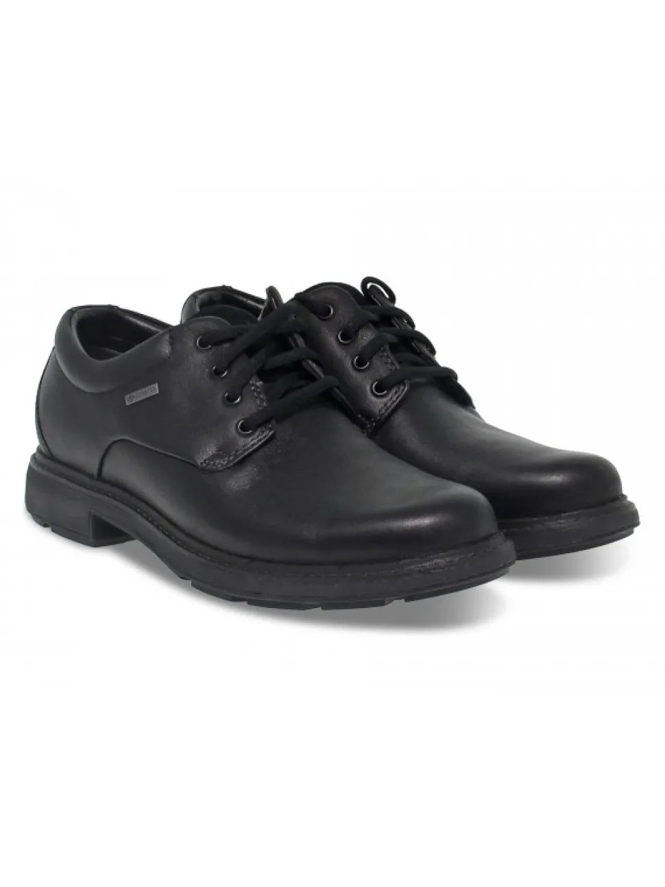Clarks Lace-Up Shoes Goretex In Black Leather^Men Lace-Up Shoes