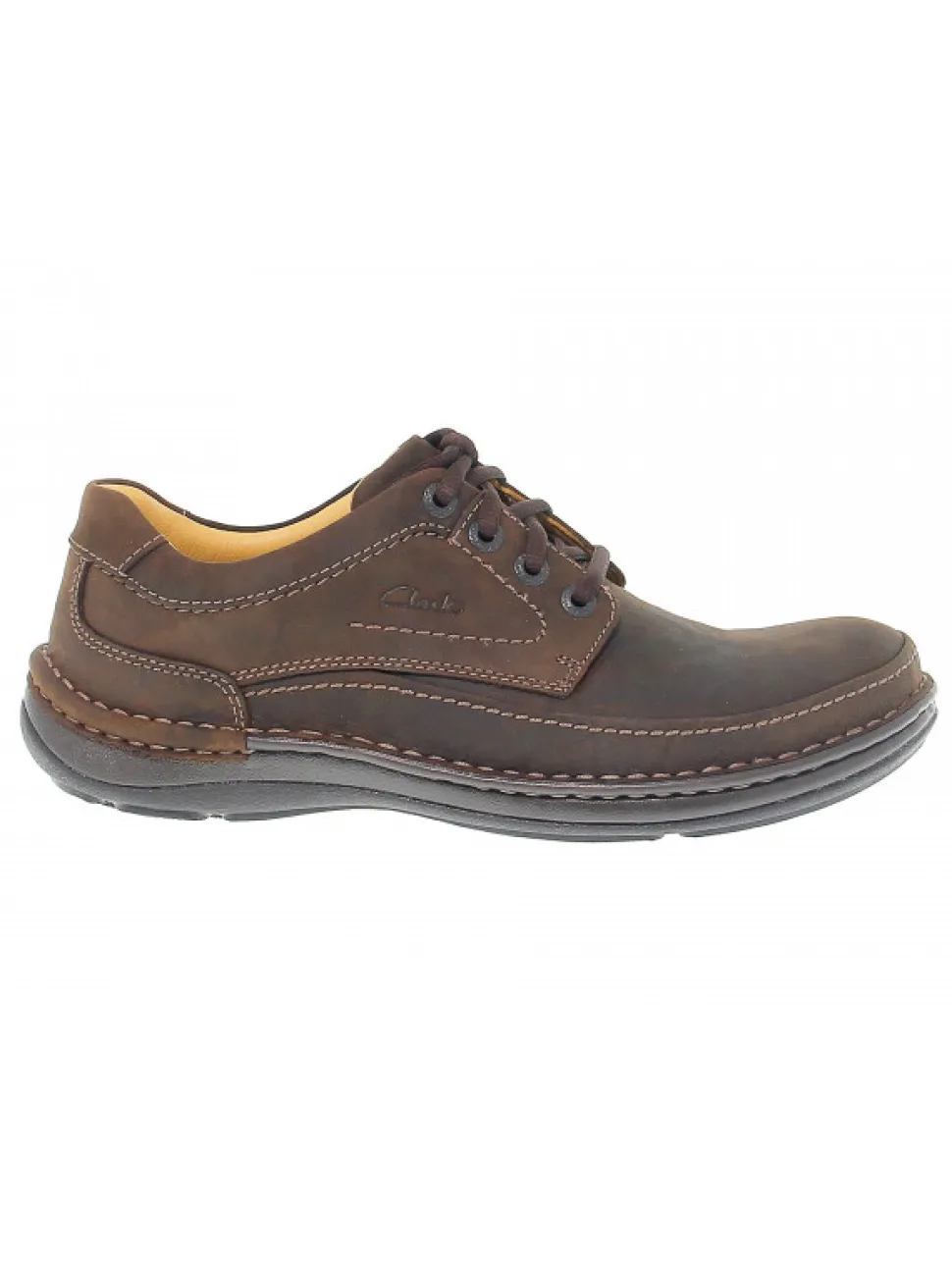 Clarks Lace-Up Shoes Nature Three In Leather^Men Lace-Up Shoes