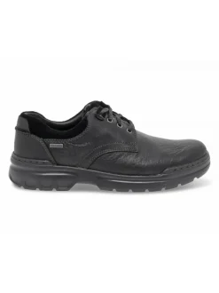 Clarks Lace-Up Shoes Rockie2 Low Gtx In Black Leather^Men Lace-Up Shoes