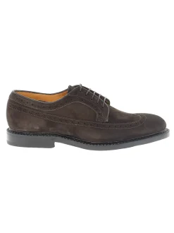 Fabi Must Eve Lace-Up Shoes Must Eve Jimmy In Brown Suede Leather^Men Lace-Up Shoes