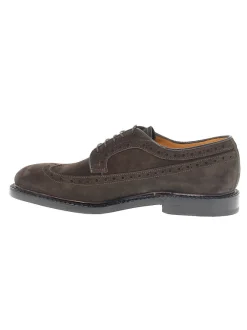 Fabi Must Eve Lace-Up Shoes Must Eve Jimmy In Brown Suede Leather^Men Lace-Up Shoes