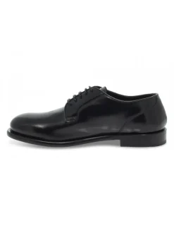 Fabi Lace-Up Shoes Stile Inglese In Black Leather^Men Lace-Up Shoes
