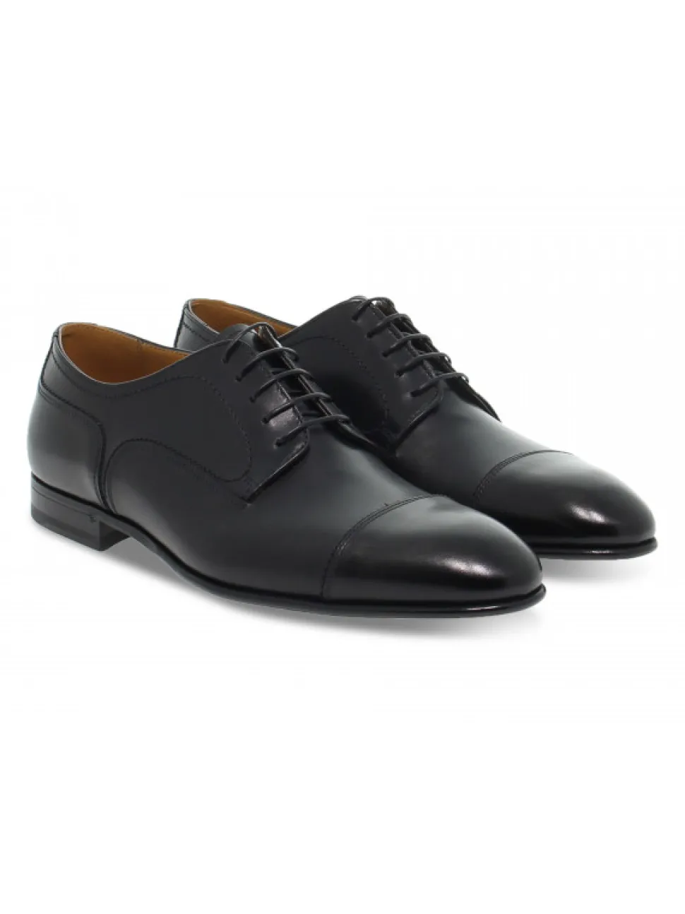 Fabi Lace-Up Shoes Stile Inglese In Black Leather^Men Lace-Up Shoes