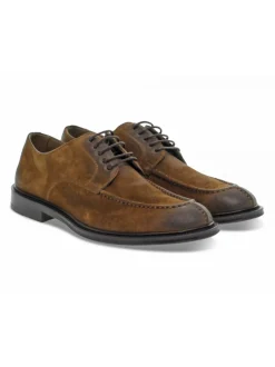 Guidi Calzature Lace-Up Shoes Stile Inglese Paraboot In Leather Suede Leather^Men Lace-Up Shoes