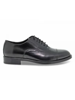 Guidi Calzature Lace-Up Shoes Stile Inglese In Black Brushed^Men Lace-Up Shoes