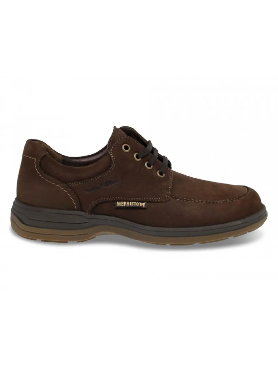 Mephisto Lace-Up Shoes Douk Riko In Dark Brown Leather^Men Lace-Up Shoes