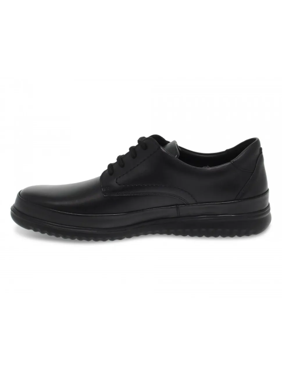 Mephisto Lace-Up Shoes Tedy In Black Leather^Men Lace-Up Shoes