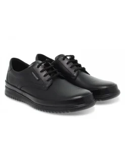 Mephisto Lace-Up Shoes Tedy In Black Leather^Men Lace-Up Shoes